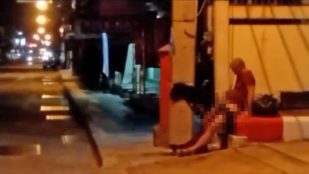 Drunk tourist had sex in public in Thailand and was caught on video