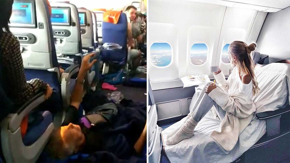 Експерти розповіли, в яких позах у літаку небезпечно спати