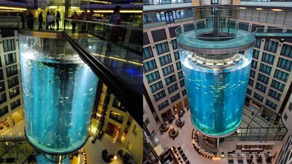 У самому центрі Берліна лопнув величезний 16-метровий акваріум: вилилося 1 млн літрів води