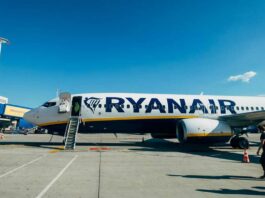Винищувачі піднялися у повітря після загрози вибуху на рейсі Ryanair до Греції