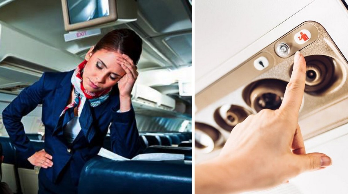 Стюардеса повідомила, чому вони ненавидять пасажирів, які натискають кнопку виклику