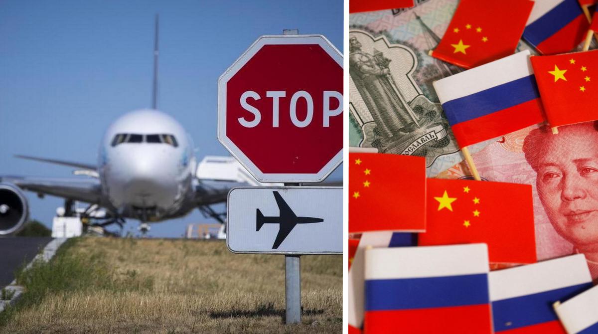 Ніж у спину: Китай не впускає більше половини літаків російських авіакомпаній