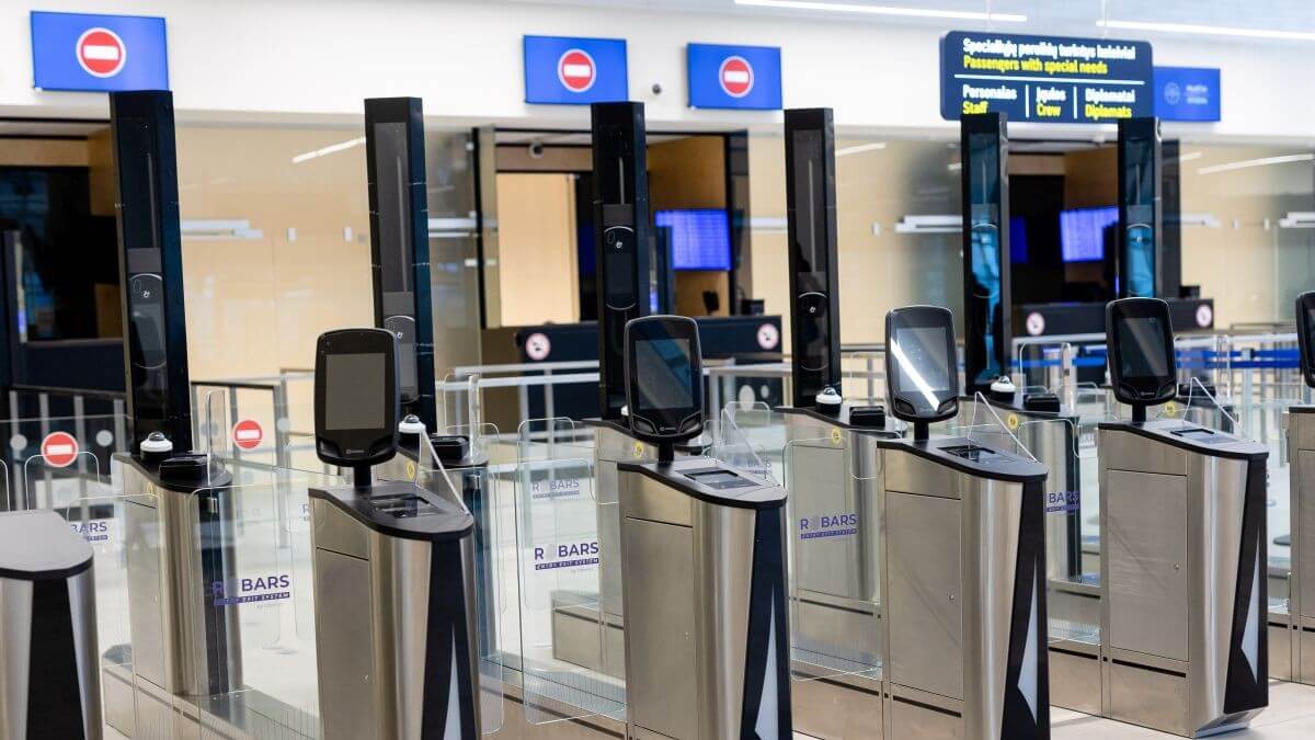 Lithuanian airports were among the first in Europe to install biometric scanners for tourists