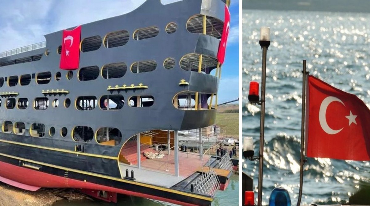 У Туреччині побудували найбільший у світі туристичний човен для екскурсій
