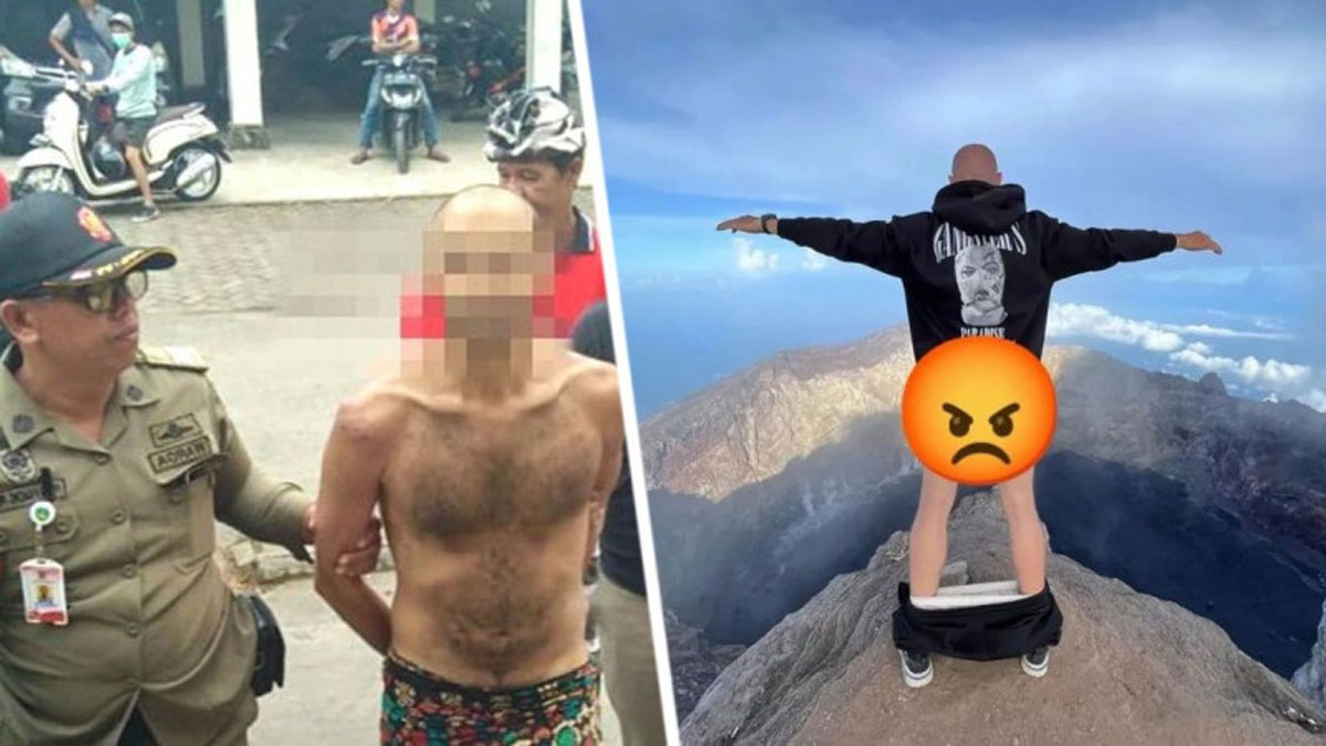 Влада Балі шокована: турист спустив штани на вершині священної гори