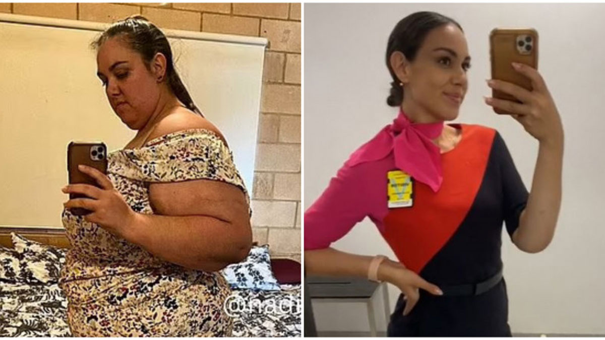Австралійка схудла на 100 кілограмів заради роботи стюардесою