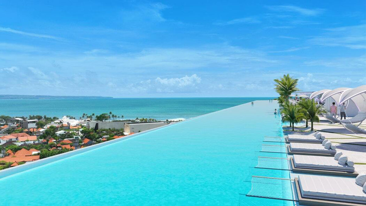 Bali will have the world's largest rooftop swimming pool
