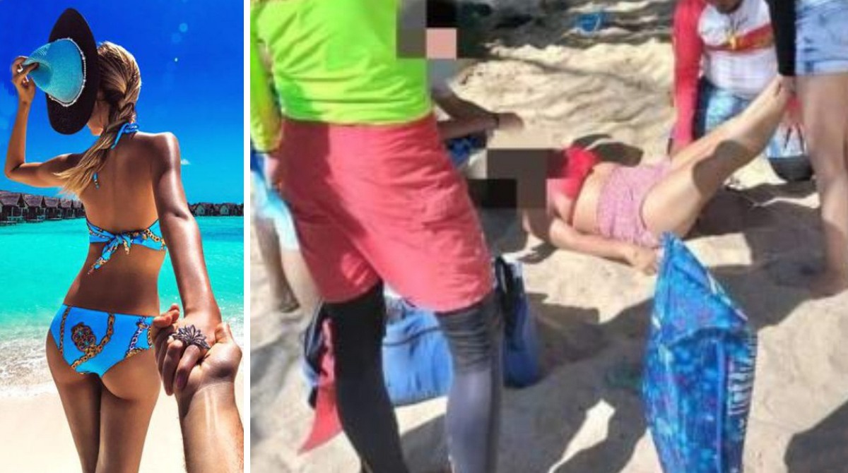 У Мексиці туристка, що засмагала на пляжі, знепритомніла через кокос, що впав їй на голову