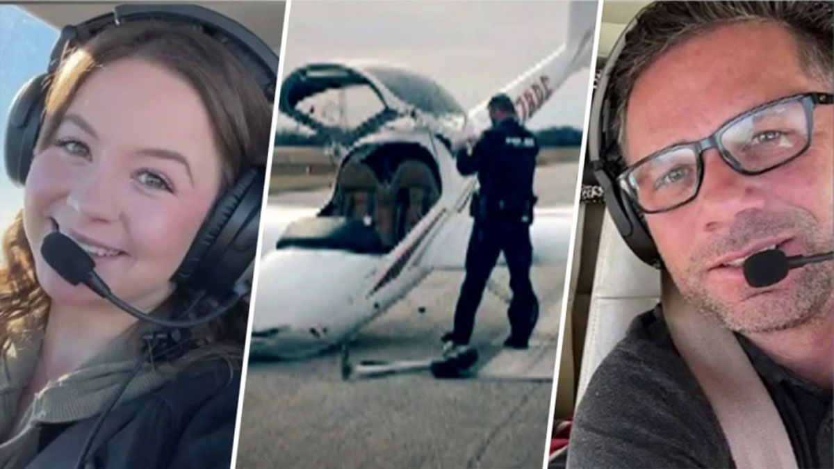 Розплакалася, але впоралася: У США подвиг дівчини-пілота зняли на відео