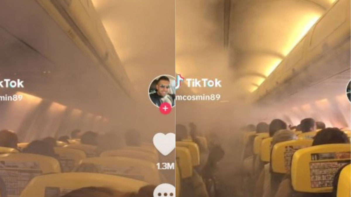 Сльози, крики та молитви: у мережі завірусилося відео із салону палаючого літака