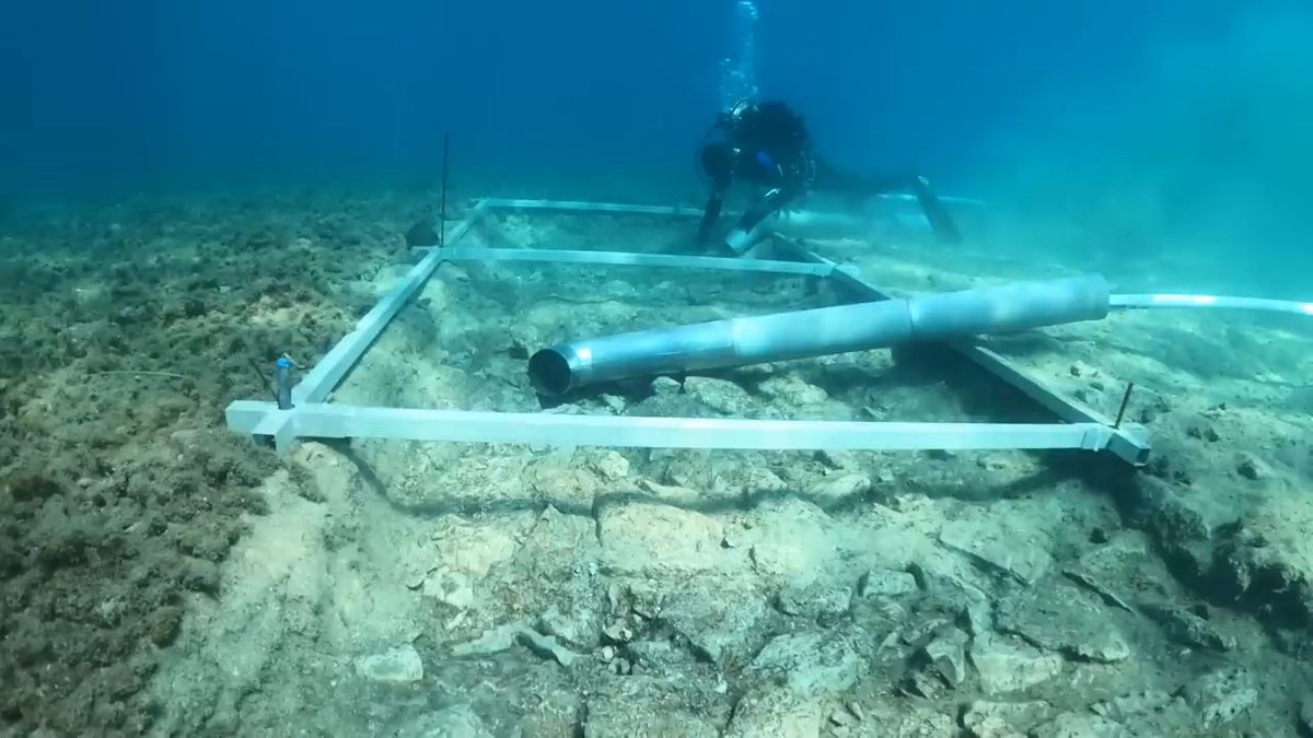 A prehistoric road was found at the bottom of the Mediterranean Sea (photo)