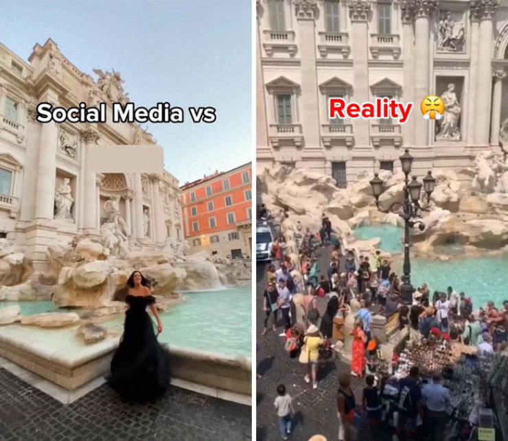 Social networks vs reality: the girl revealed the secret of travel bloggers