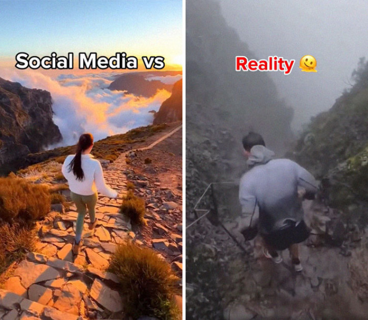 Social networks vs reality: the girl revealed the secret of travel bloggers