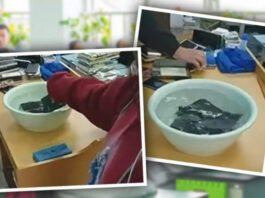 У Китаї вчитель змусив школярів утопити свої телефони за порушення правил