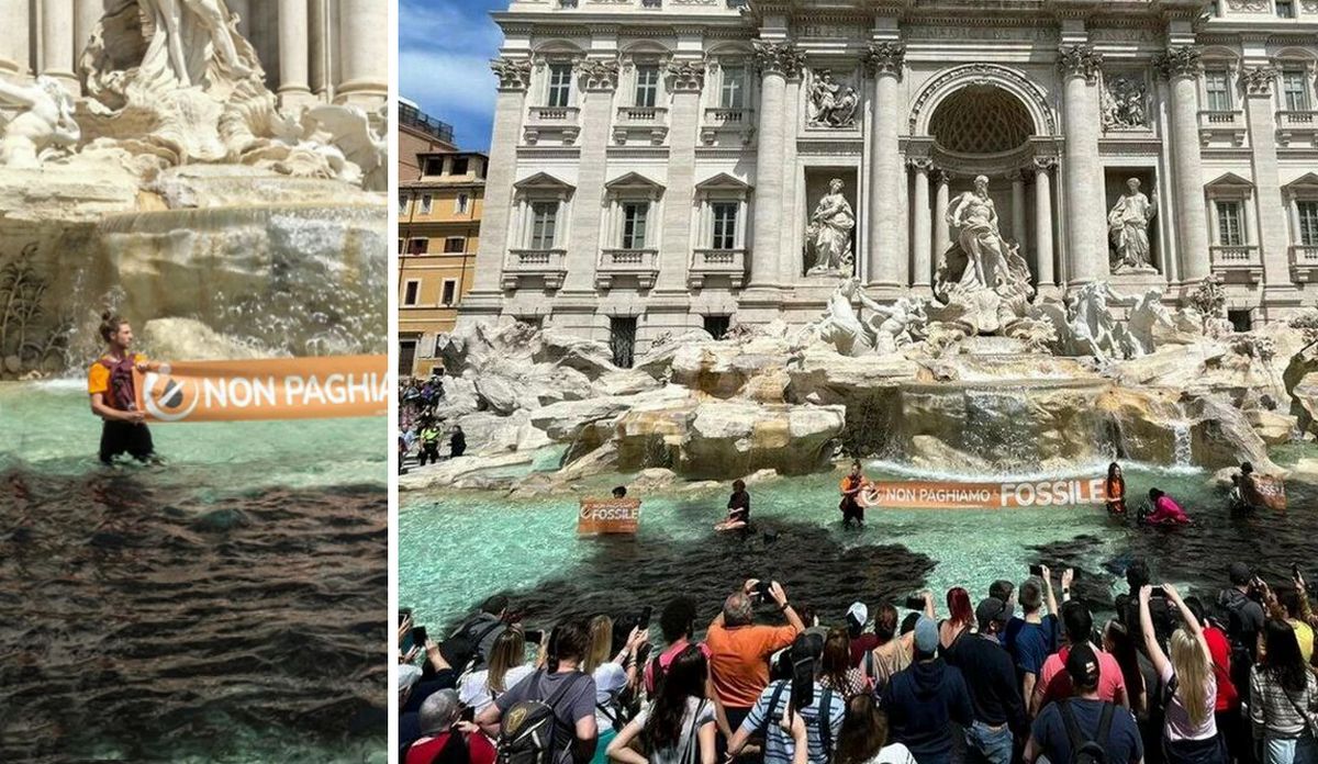 «Останнє покоління» поглумилося над найвідомішою пам'яткою в Римі