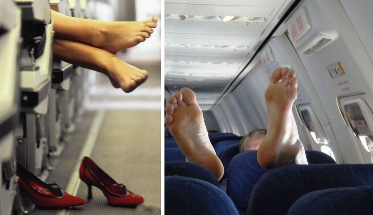 Турист у літаку вдарив жінку за те, що вона поклала ноги на підголівник крісла