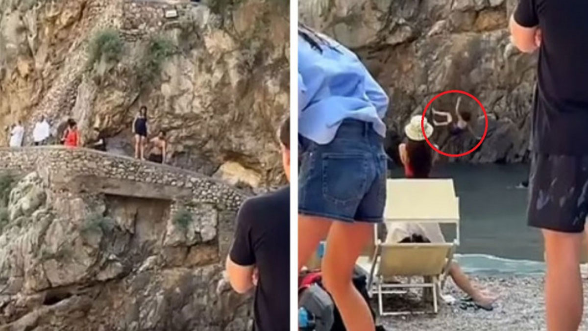Туристка заради відео стрибнула зі скелі та опинилась у лікарні