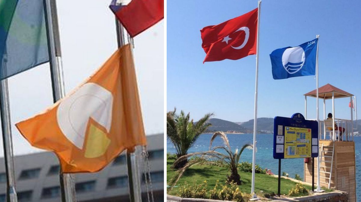 У Туреччині біля готелів крім блакитних прапорів з'явилися помаранчеві