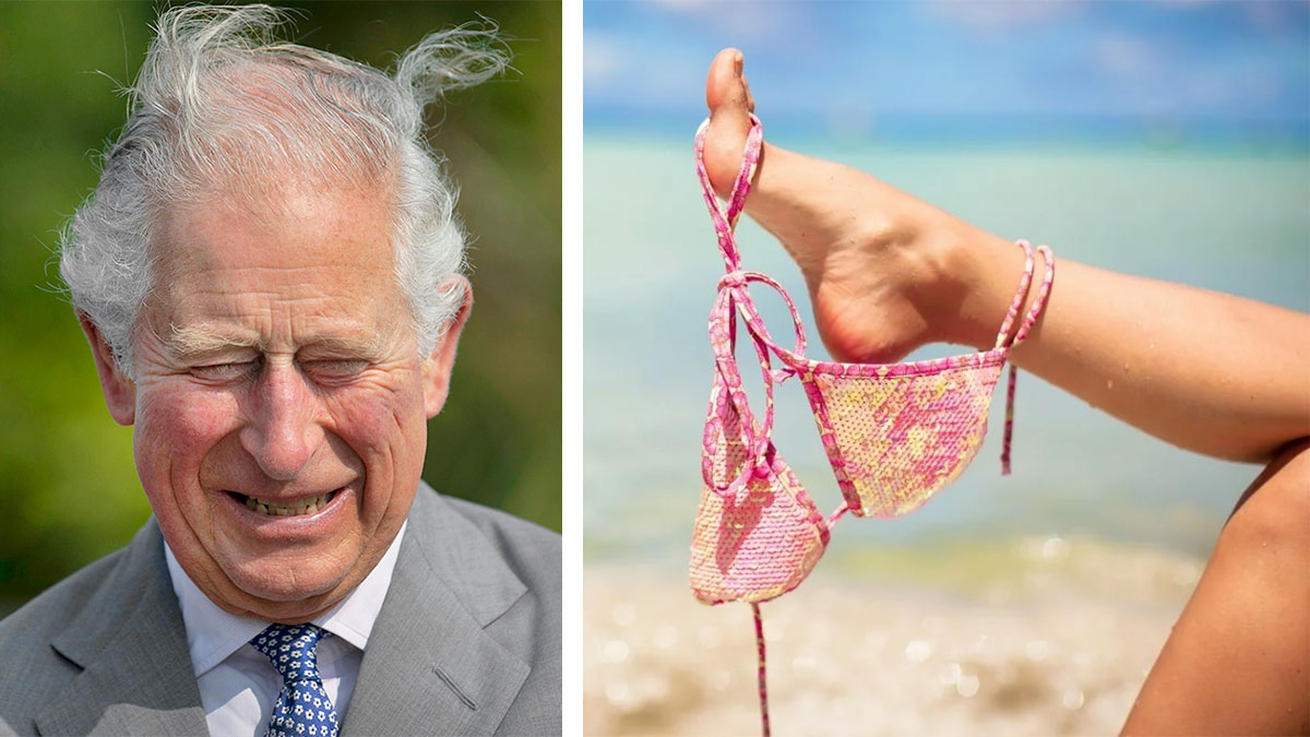 Король Чарльз дозволив туристам відпочивати голими на своєму пляжі