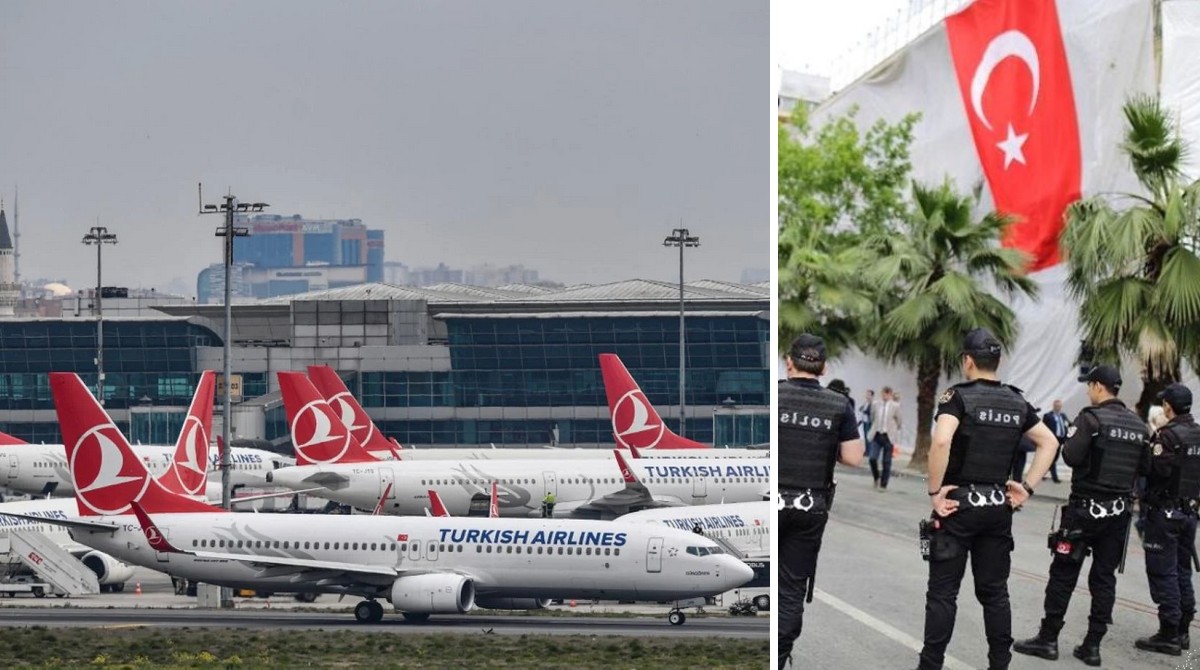 Міжнародний скандал: туристи зняли відео інструктажу стюардеси турецької авіакомпанії і потрапили у в'язницю