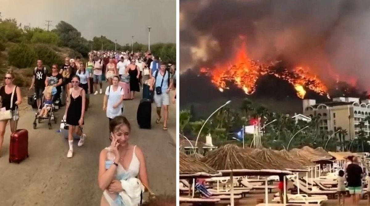 Катастрофа на популярному курорті, тисячі туристів у паніці евакуюються, вогонь рухається на готелі