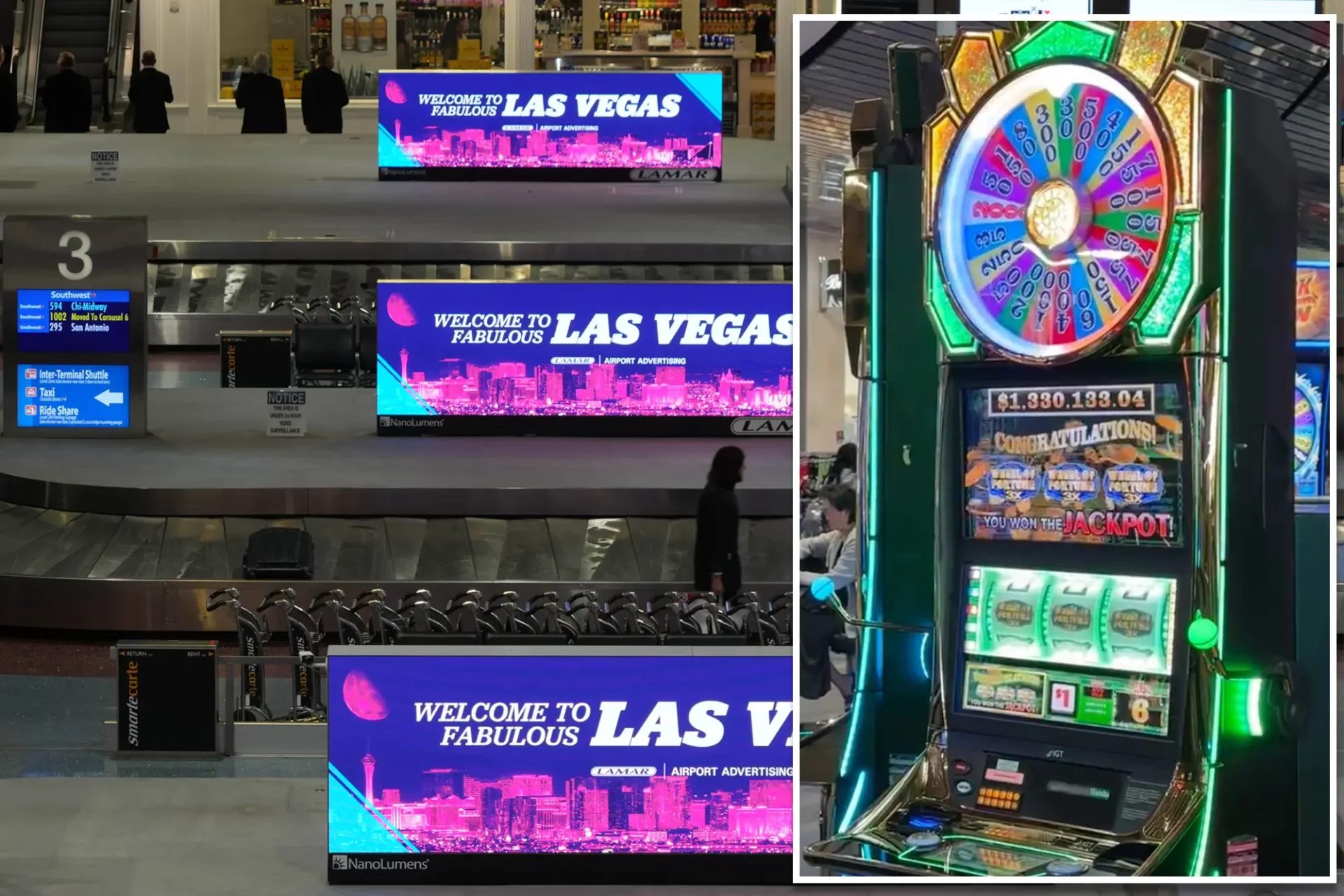 Турист виграв в аеропорту 1,3 мільйона доларів в ігровому автоматі