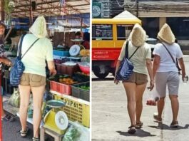Туристки в Таїланді почали носити на головах пароварки для рису, думаючи, що це капелюшки
