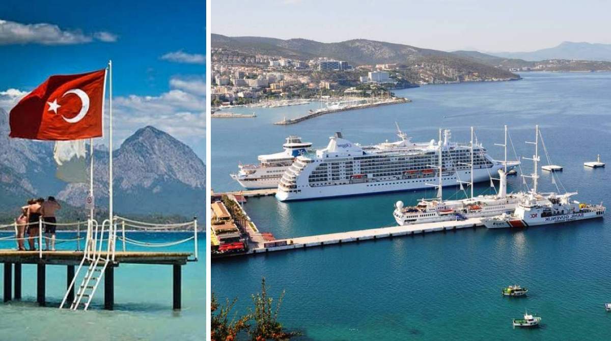 Гігантський круїзний лайнер висадив на турецькому курорті 2600 туристів