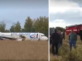Російські літаки продовжують розсипатися: літак із російськими туристами сів на пшеничне поле