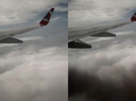 У Бразилії туристка зафіксувала на відео момент вибуху двигуна літака на великій висоті