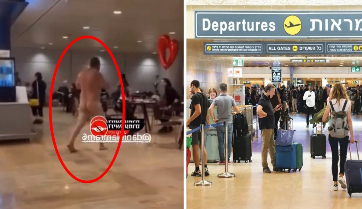 Турист роздягнувся догола в аеропорту Ізраїлю та напав на пасажирів