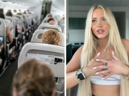 В Австралії туристка ненароком влаштувала стриптиз і показала свої оголені груди всьому літаку