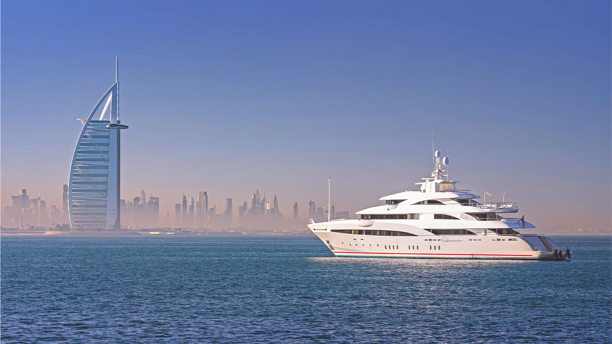 4 Удивительных Места для прогулок на Яхте в Дубае
