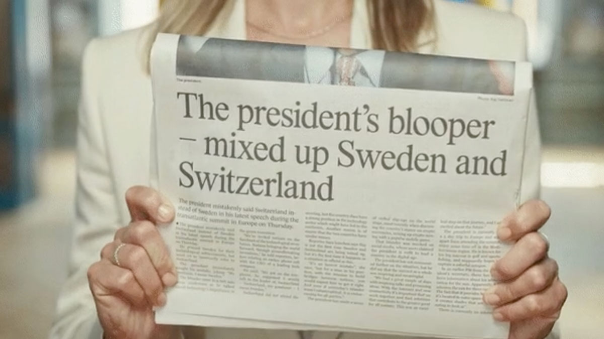 Швеція зняла кумедну рекламу: країна втомилася, що її плутають із Швейцарією
