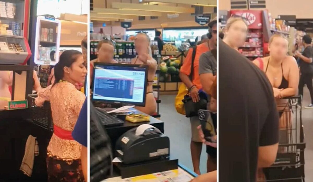 На Балі туристки у бікіні шокували покупців у супермаркеті