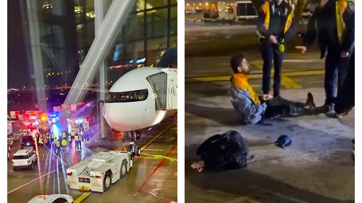 В ОАЕ пасажир випав на перон, відчинивши двері літака