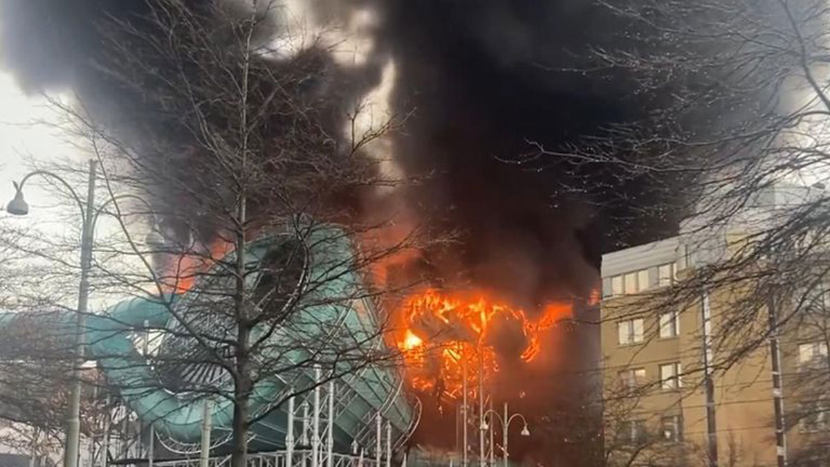 У найбільшому аквапарку Швеції сталася пожежа, 12 постраждалих