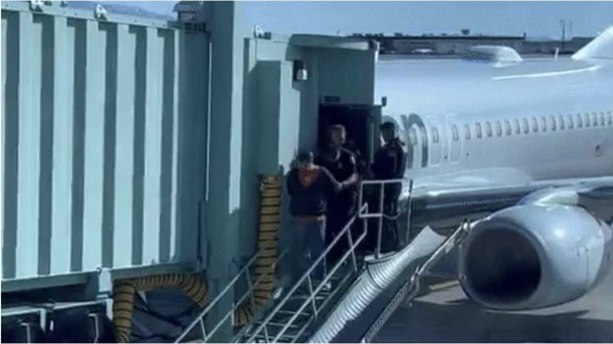 У США чоловік під час польоту спробував відчинити двері літака