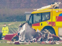 Приватний літак розбився на очах у дітей біля найбільшого музею авіації Великої Британії