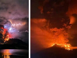 Потужне виверження вулкана відбулося в Індонезії