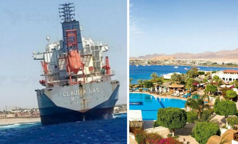 У Єгипті біля курорту Шарм-ель-Шейх сів на мілину і зруйнував рідкісний кораловий риф танкер що плив до Росії