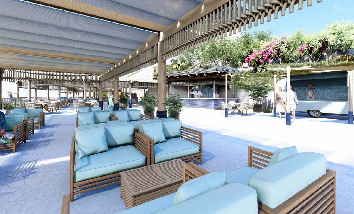 Royal Caribbean відкриє Royal Beach Club у Санторіні у 2026 році