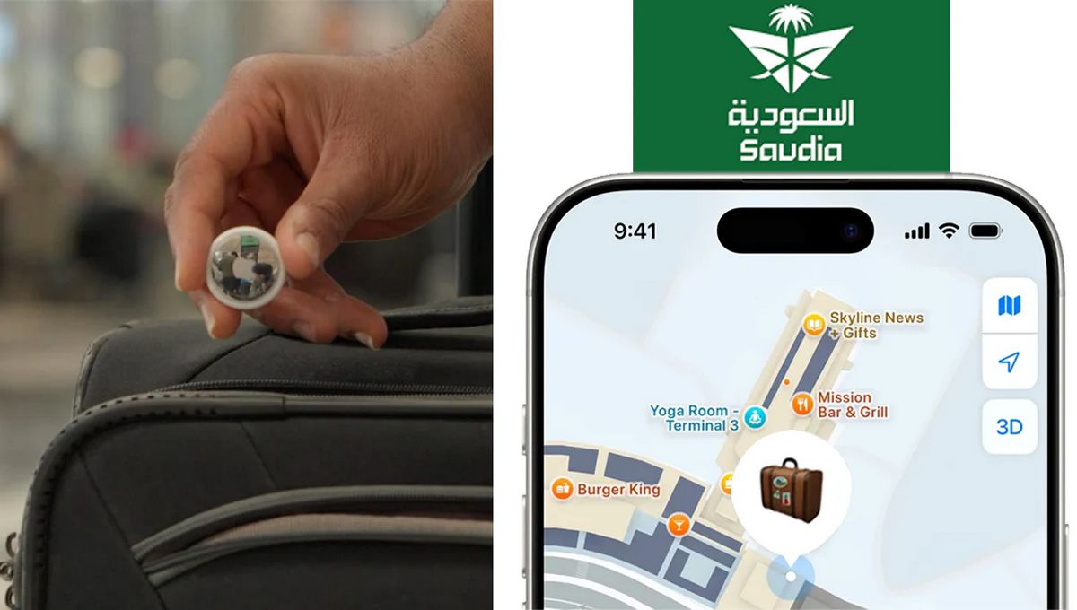 Saudia впровадила технологію Apple для відстеження багажу пасажирів