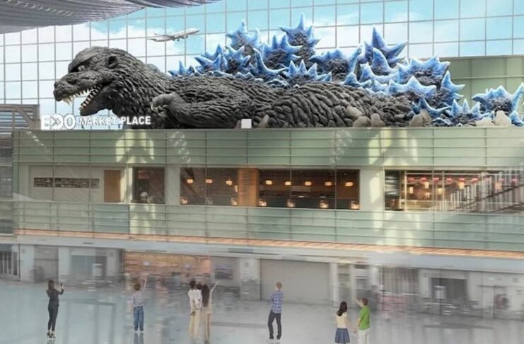 Годзілла зустрічатиме пасажирів у токійському аеропорту Ханеда